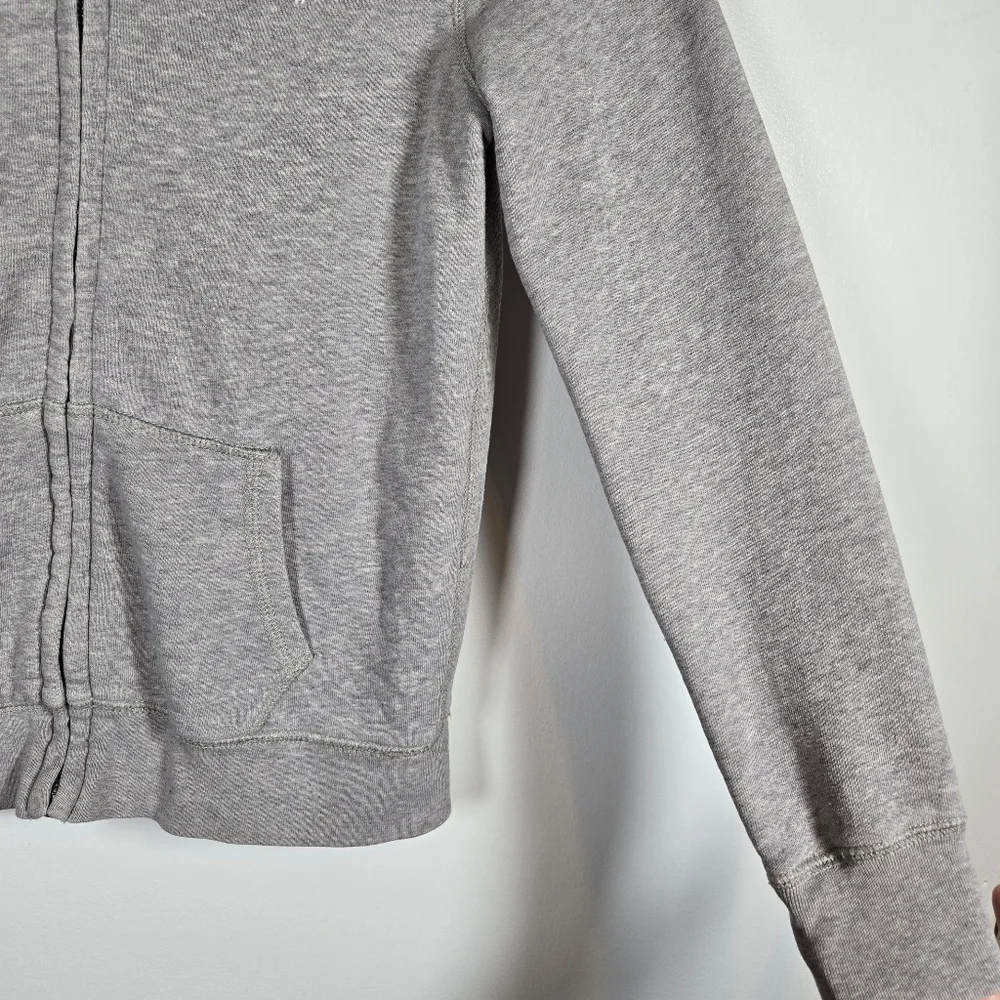 Polo Ralph Lauren Heather Gray Sweatshirt Full Zip Hoodie Jacket Big Boys Large